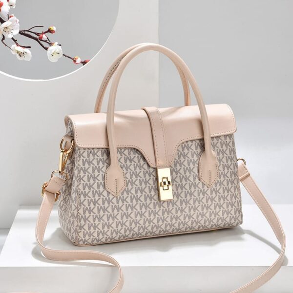 Newest High Quality MK Design American Bag Luxury Women’s Handbags(khaki)