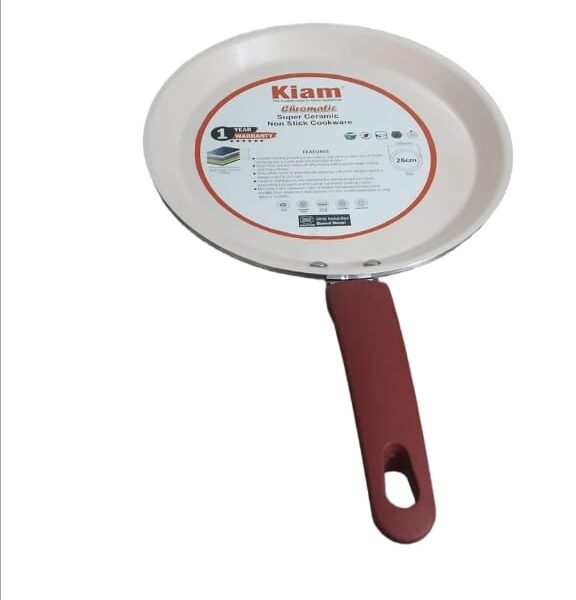 Kiam 26cm Dosa Tawa Ceramic Granite Non-Stick (Induction Bottom) 26cm & 28cm