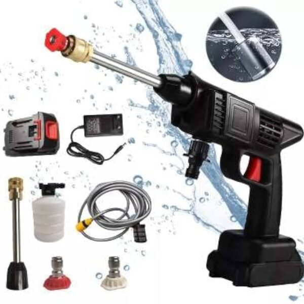 portable Car Wash Washer Gun Cordless High Pressure Car Washer Spray Rechargeable 2 Type Wash