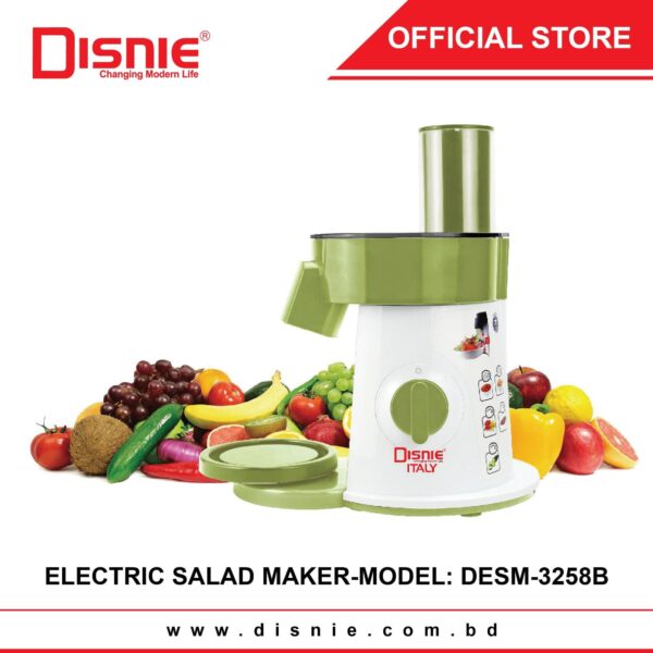 Disnie DESM-3258B Food Processor Vegetable Electric Salad Cutter